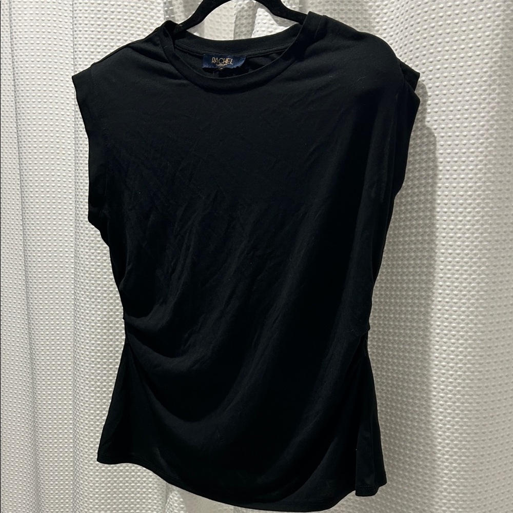 RACHEL Rachel Roy Black Muscle Tee